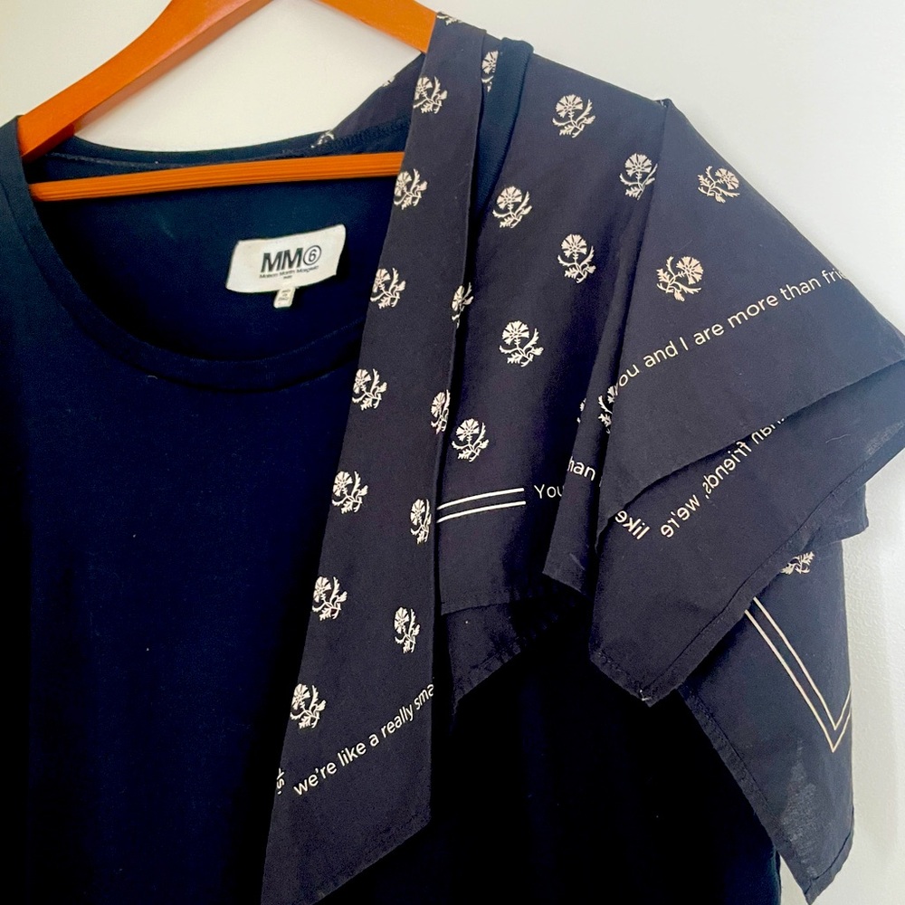 Maison Margiela | MM6 MIDI Scarf Bandana  T-shirt Dress
